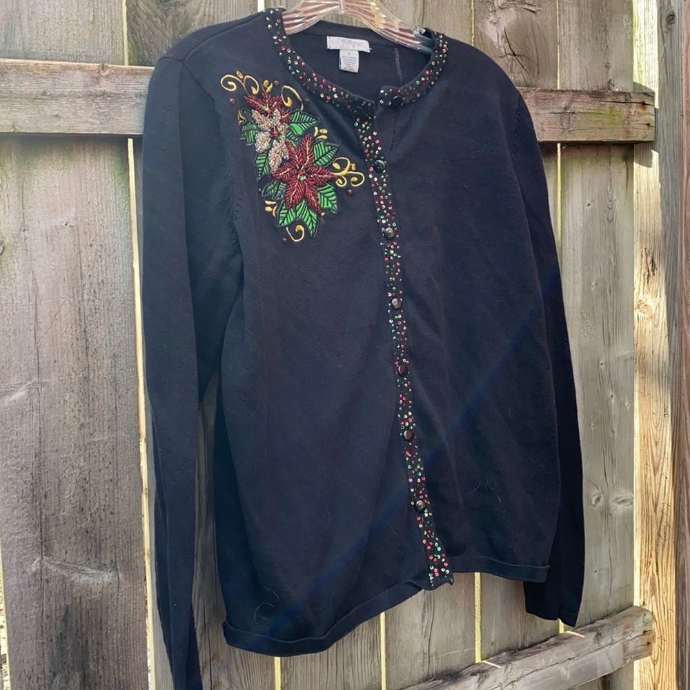 Mercer Street studio Christmas cardigan sz. S